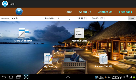 Android Apps: Restaurant Management system